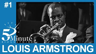 Louis Armstrong Biography [upl. by Ellenoj]