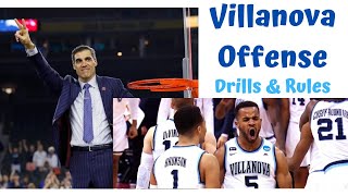 VILLANOVA OFFENSE DRILLS amp RULES [upl. by Coppock]