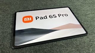 Xiaomi Pad 6S Pro unboxing and gaming  ASMR [upl. by Hael]