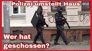 ⚠️Alle schwer bewaffnet🚓POLIZEIEINSATZ IM LEIPZIGER OSTEN🚨Straßensperrung❎️ [upl. by Newbill]