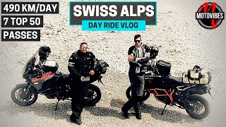 A DAY IN THE ALPS  SWITZERLAND  KTM 1290 Super Adventure S [upl. by Cymbre610]