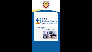 World Patient Safety Day 2024 Get It Right Make It Safe [upl. by Pfeifer78]