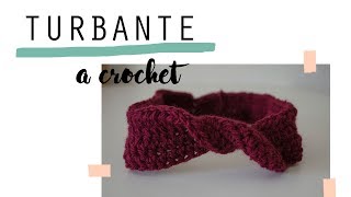 TURBANTE a crochet para mujer [upl. by Bolme]