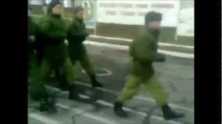 Russian Army Marches to Spongebob Squarepants Theme Song [upl. by Ayrb]