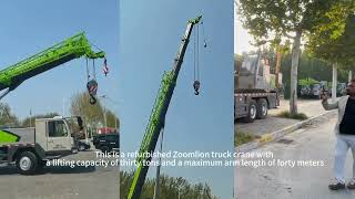 Zoomlion 30ton refurbished truck crane sold [upl. by Sahc192]