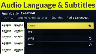 How To Change Amazon Prime Movies Audio Language amp Also Get Video Subtitles [upl. by Sardse155]