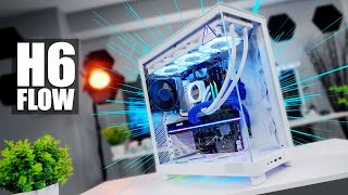 This PC Case is Amazing NZXT H6 Flow Review [upl. by Kinson969]