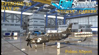 MSFS NeoFly Career Mode  Episode 20  Day 27  Cabin Creek Landing Airport  SHORT VIP MISSION [upl. by Alam]