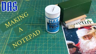 Padding How to Make a Tear Away Notepad  Adventures in Bookbinding [upl. by Nainatrad]