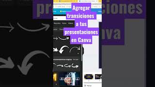 Agregar Transiciones a tus presentaciones en Canva [upl. by Sylvester811]