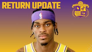 Jarred Vanderbilt Lakers RETURN Update [upl. by Ayatnahs]