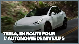 Tesla en route pour lautonomie de niveau 5 [upl. by Normalie283]