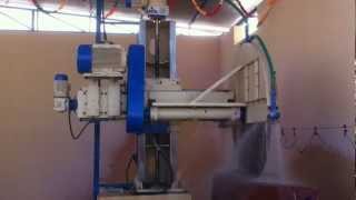 Single Pillar Block Sawing Machine [upl. by Eicam103]