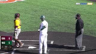 Highlights Wagner Baseball vs Iona [upl. by Ihcas]