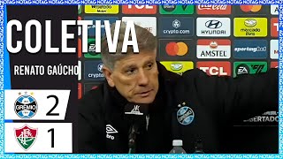 AO VIVO COLETIVA RENATO GAÚCHO  PÓS JOGO  GRÊMIO 2 x 1 FLUMINENSE  Libertadores 2024 [upl. by Lamond]