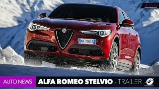 Alfa Romeo Stelvio  First Official Teaser Launch New Car Review Test Drive [upl. by Ayekehs759]