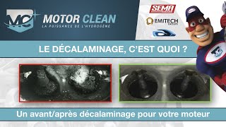 LE DECALAMINAGENETTOYAGE MOTEUR A LHYDROGENE  MOTOR CLEAN [upl. by Nannahs]