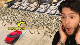 1000 MILITARES vs 1 YOUTUBER Desafio GTA 5 RP [upl. by Baker970]