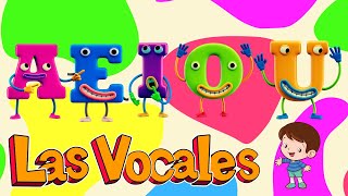 👧👦quot¡Aprende las Vocales en Español e Inglés 🌟 A E I O U 🎉quot [upl. by Tedmann]