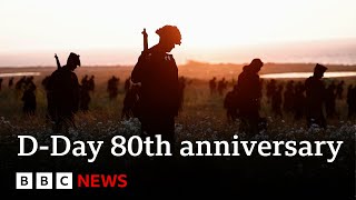 DDay World leaders and veterans mark 80th anniversary  BBC News [upl. by Leigh620]