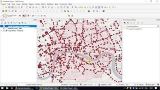 How to make isochrones on QGIS using TravelTime 13 [upl. by Lhadnek239]