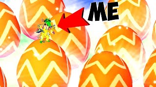 I hatched HUNDREDS of LEGENDARY EASTER EGGS to get the HUGE EASTER CAT in Pet Simulator X [upl. by Emmott]