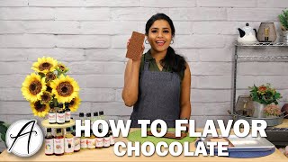 How to flavor Chocolate I Flavoring chocolate with Amoretti® Oil Soluble Extracts [upl. by Adnorehs377]