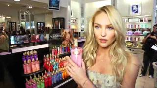 Candice Swanepoel Launches VS Fantasies in Los Angeles  Con Estilo [upl. by Uzziel920]