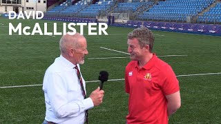 David McAllister Interview  Bective Under 20s Head Coach [upl. by Kaylil]