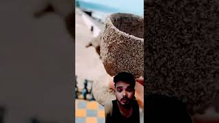 Sand man serving vine in sand cup 😯 ytshorts greenscreen [upl. by Samot]