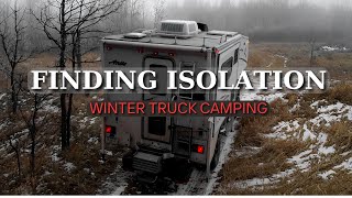 This is Why I Enjoy Winter Camping in a Truck Camper [upl. by Aisats]