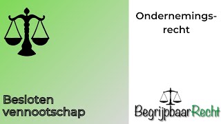 Ondernemingsrecht besloten vennootschap bv [upl. by Eirased]