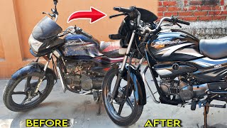 Super Splendor Complete Restoration  Modified Splendor Super  Qamar Bike Restoration  QBR [upl. by Maggio]