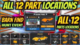 How To Find All 12 Part Locations In Car Dealership Tycoon Barn Find Hunt Update  Barn Find [upl. by Yrakaz548]