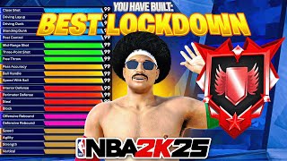 BEST LOCKDOWN BUILD in NBA 2K25 LEGEND DEFENSE  HOF SHOOTING BADGES BEST 64 LOCK BUILD 2K25 [upl. by Anaejer]