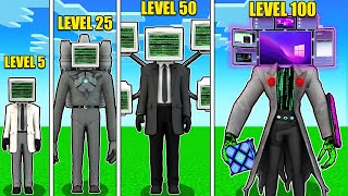 TITAN PC MAN SEVİYELERİ 😱  Minecraft [upl. by Ettenwad]