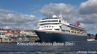 Kreuzfahrttradition in Travemünde  musikalische Verabschiedung der Braemar [upl. by Tung]