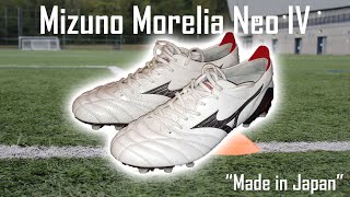 MIJ Mizuno Morelia Neo IV Firm Ground Review  OnField Test [upl. by Thissa]