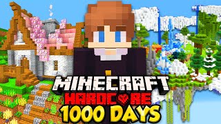 I Survived 1000 Days in HARDCORE Minecraft FULL MOVIE [upl. by Yonita]