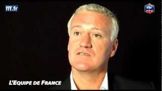 Didier Deschamps sélectionneur sa première réaction  quotdes grandes responsabilitésquot [upl. by Aihsaei347]