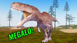 NOVO MEGALO Remodel De Gamepass  Dinosaur World Mobile ROBLOX [upl. by Ahsinan]