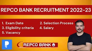 REPCO Bank Recruitment 2022 Notification Out  REPCO Bank Full Detailed Information I Prepp [upl. by Ryann294]