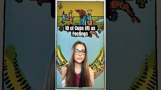 Tarot Cards as Feelings 10 of Cups REVERSED shorts tarotcardmeaning howdotheyfeel tarot [upl. by Aun]