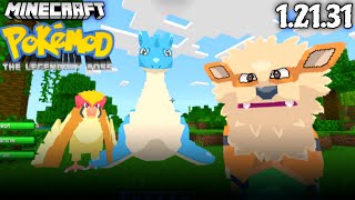 POKEMON MOD FOR MINECRAFT PE 121 BEDROCK  POKEMON ADDON MINECRAFT PE [upl. by Anaela770]