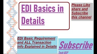 Basic of EDI  EDI ANSI X12 Details  EDI Envelop and explained in details [upl. by Stoops825]