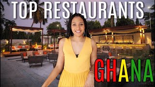 TOP NEW RESTAURANTS IN GHANA  Places to eat in Accra [upl. by Tnek]