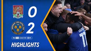 Northampton Town 02 Shrewsbury Town  2324 highlights [upl. by Hausmann643]