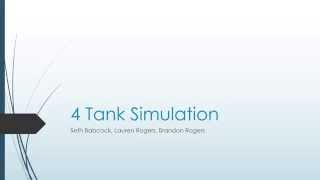 Multivariate Control of a 4 Tank System in Simulink [upl. by Joice950]