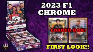 2023 Topps F1 Chrome Hobby FIRST LOOK [upl. by Ausoj571]