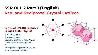 SSP OLL 2 Part 1 English Real and Reciprocal Crystal Lattices [upl. by Amerigo]